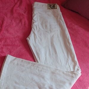 White jean size 12